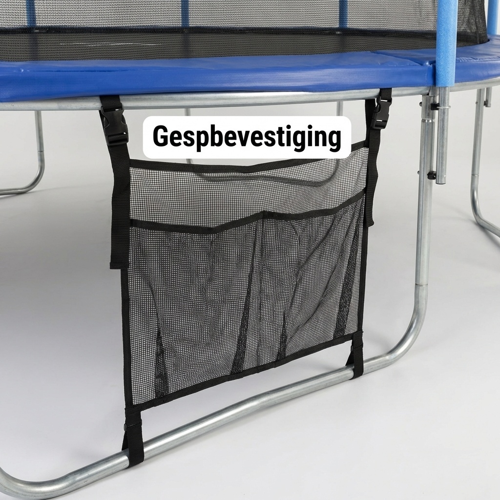 Trampoline Schoenentas Zwart 90x45 cm - 55% Korting | Mesh