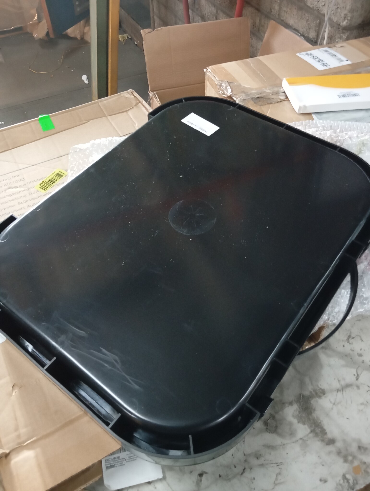 Deegbox/Roti Box, hygiënische container voor het bereiden en bewaren van deeg (roti, pizza, brood), antimicrobieel, hittebestendig, luchtdicht