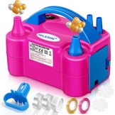 Elektrische Ballonpomp 600W met Dubbel Mondstuk | 56% Korting