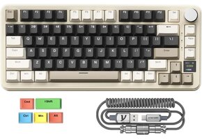 Mechanisch 75% Gamingtoetsenbord | Draadloos & Bedraad | TFT-scherm | 36% Korting