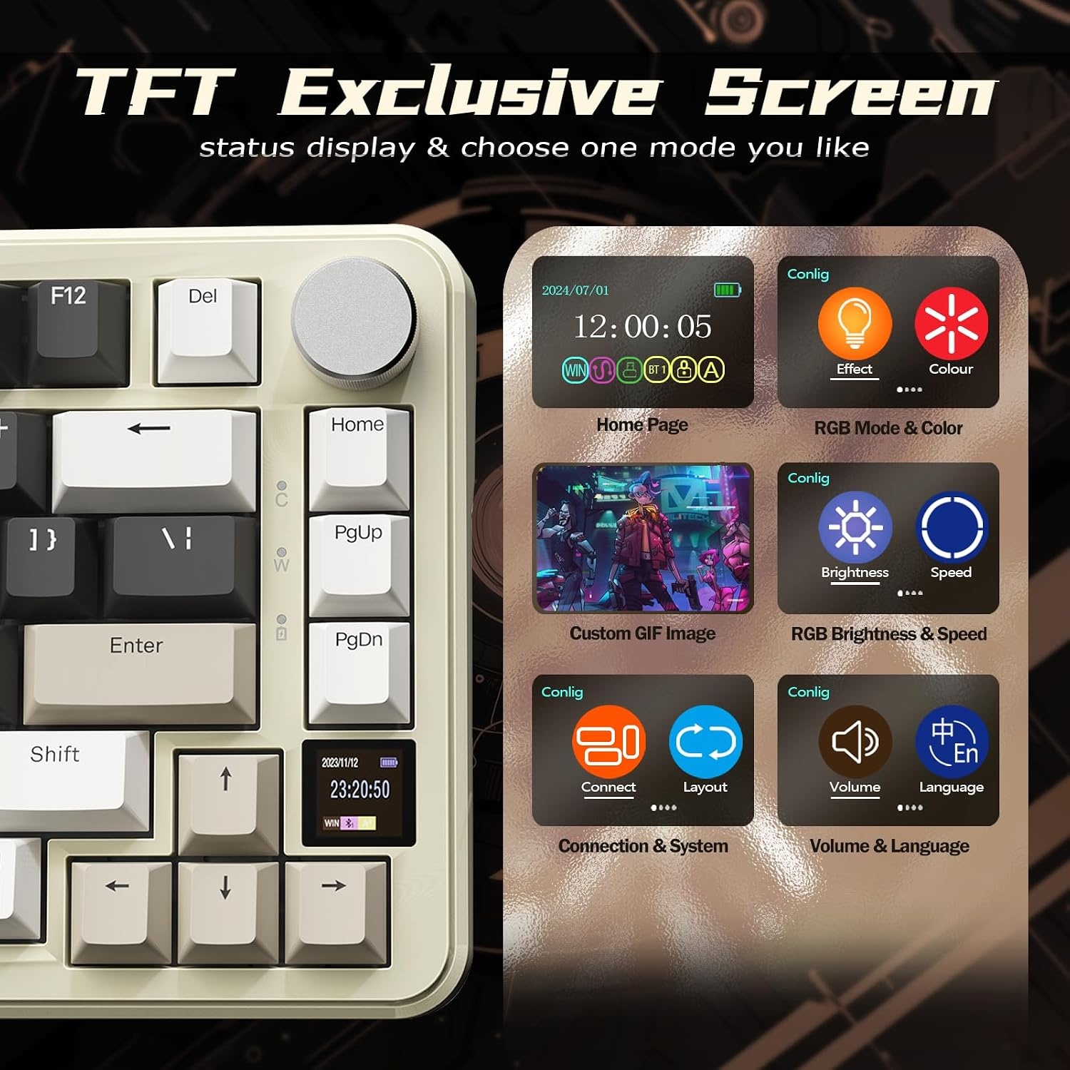 Mechanisch Gaming Toetsenbord 75% - 29% Korting!