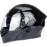 Systeemhelm Motorhelm XXL Glanzend Zwart - 29% Korting!
