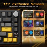 Gamingtoetsenbord X85PRO 75% met TFT-scherm & Korting!