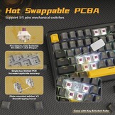 Gamingtoetsenbord X85PRO 75% met TFT-scherm & Korting!