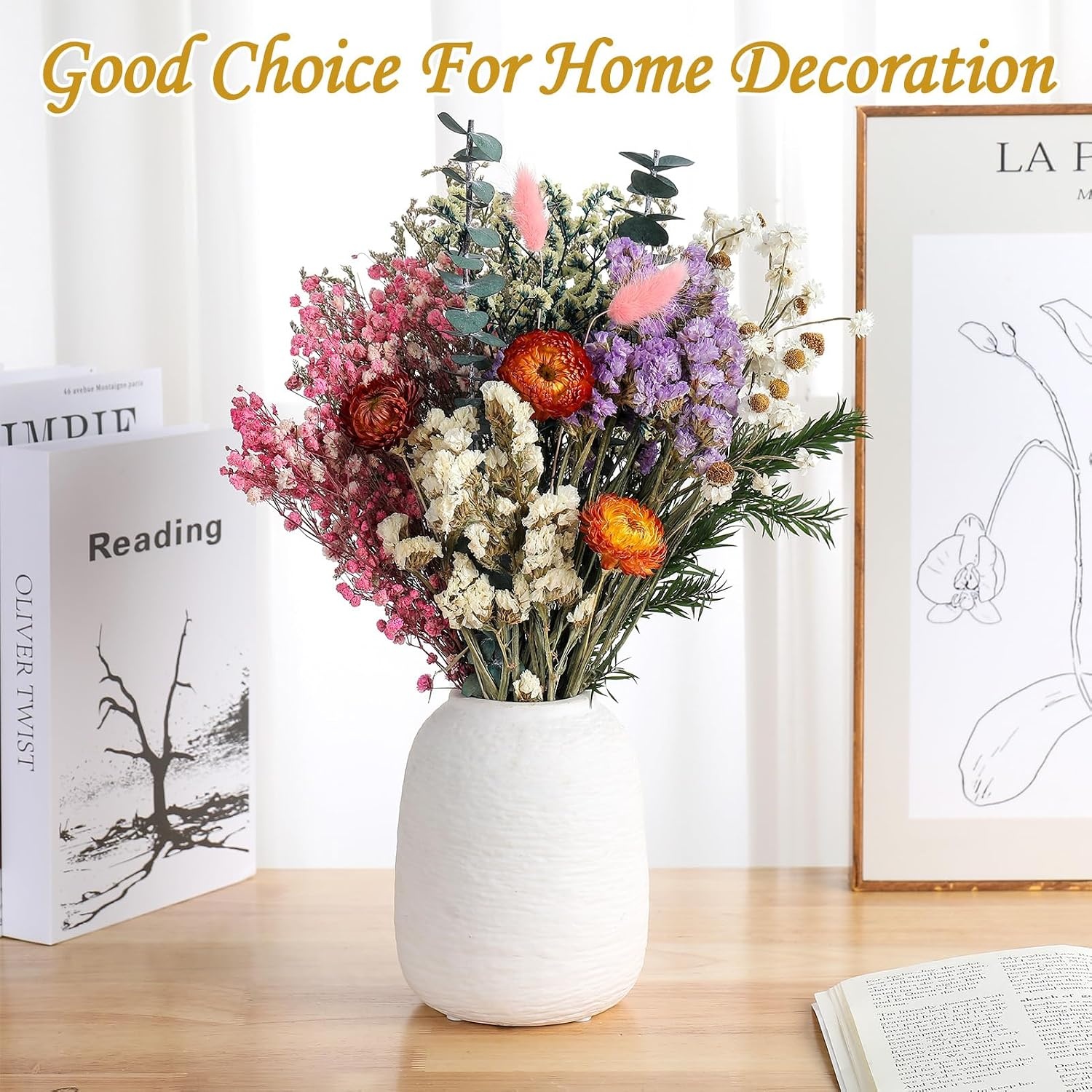 30 stuks gedroogde bloemen set - 10 soorten voor decoratie & DIY