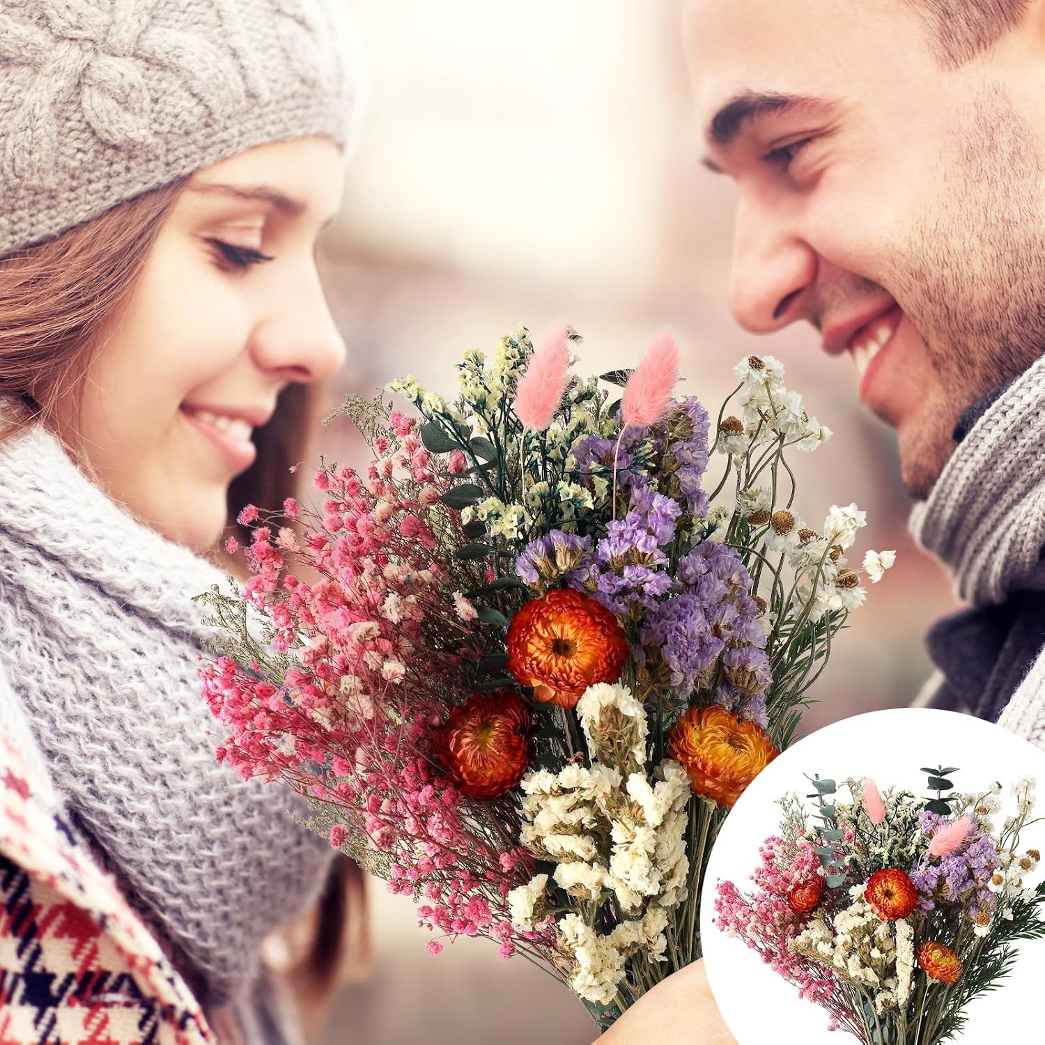 30 stuks gedroogde bloemen set - 10 soorten voor decoratie & DIY
