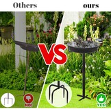 Vogelbad & Voeder voor Buiten - 70cm Hoog - 32% Korting