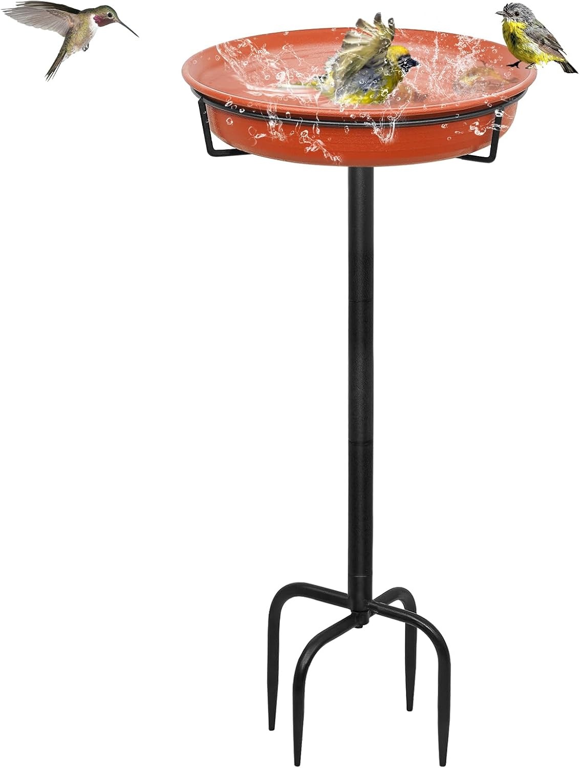 Vogelbad & Voeder voor Buiten - 70cm Hoog - 32% Korting