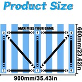 Voetbaltrainingsmat 60x90 cm - Verbeter Balcontrole & Dribbelen (44% Korting)
