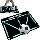 Voetbaltrainingsmat 60x90 cm - Verbeter Balcontrole & Dribbelen (44% Korting)
