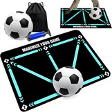 Voetbaltrainingsmat 60x90 cm - Verbeter Balcontrole & Dribbelen (44% Korting)