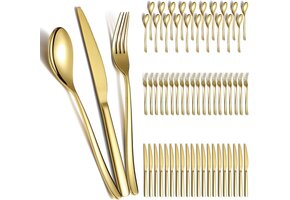 Gouden Bestekset 60-delig voor 20p - 34% Korting!