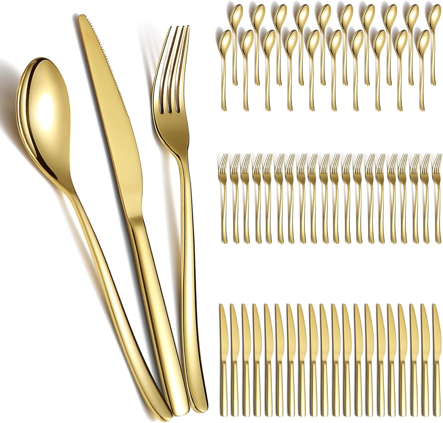 Gouden Bestekset 60-delig voor 20p - 34% Korting!