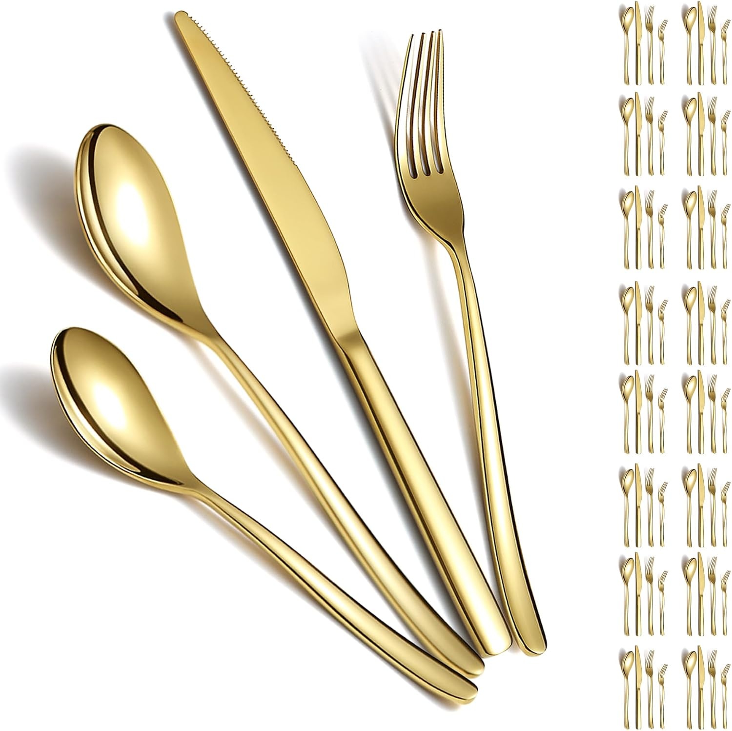 Gouden Bestekset 60-delig voor 20p - 34% Korting!