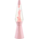 I-TOTAL® - Lava Lamp, Bubble Effect, Coloured Lava Lamp (Pale Pink) - 40 cm
