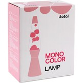 I-TOTAL® - Lava Lamp, Bubble Effect, Coloured Lava Lamp (Pale Pink) - 40 cm
