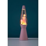 I-TOTAL® - Lava Lamp, Bubble Effect, Coloured Lava Lamp (Pale Pink) - 40 cm
