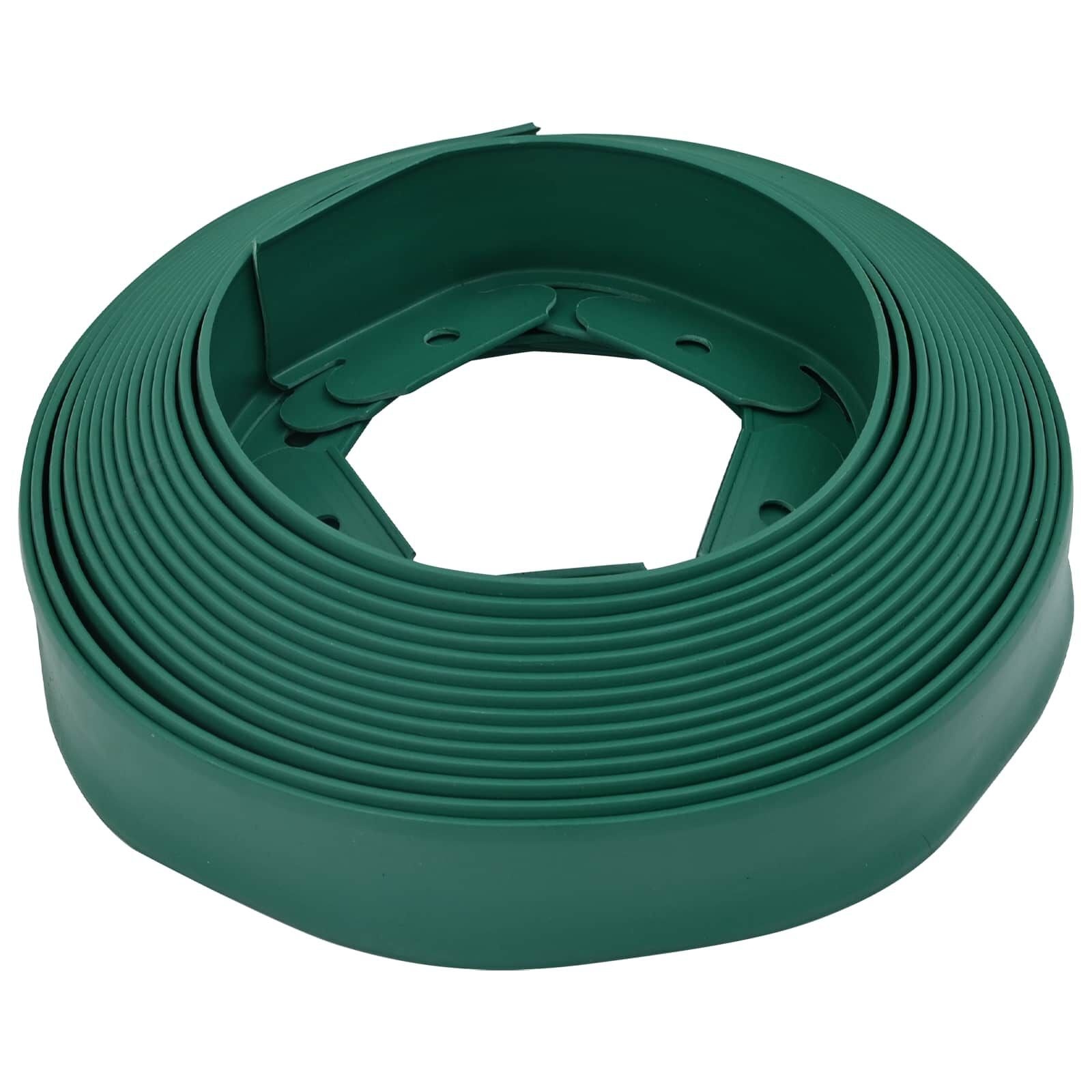 vidaXL Gazonranden Groen 1000x4x5 cm Kunststof - 44% Korting