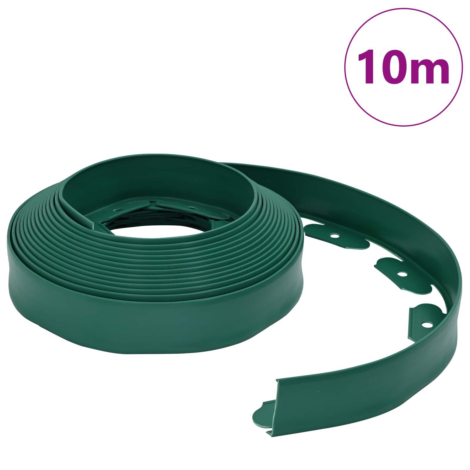vidaXL Gazonranden Groen 1000x4x5 cm Kunststof - 44% Korting