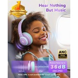 On-ear Kinderkoptelefoon met ANC, 60u Speeltijd & 60% Korting