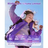 On-ear Kinderkoptelefoon met ANC, 60u Speeltijd & 60% Korting