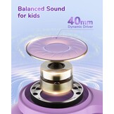 On-ear Kinderkoptelefoon met ANC, 60u Speeltijd & 60% Korting