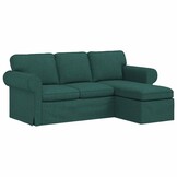 vidaXL Bank 160cm Donkergroen Metaal