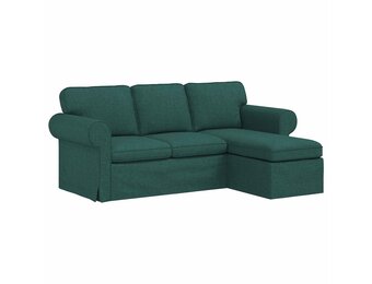 vidaXL Bank 160cm Donkergroen Metaal