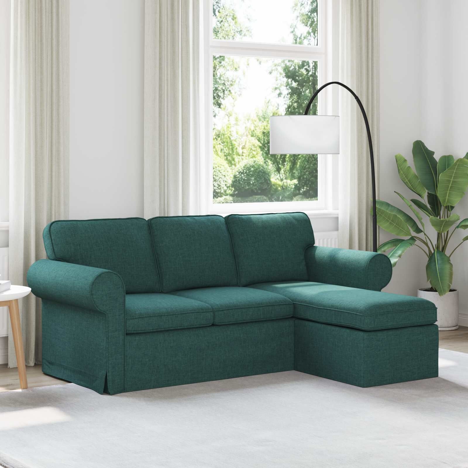vidaXL Bank 160cm Donkergroen Metaal