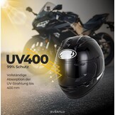 Motorhelm Vizier Donkerzwart Arai VAS-V | 33% Korting