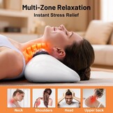 Neck Massager With 9 Intensity Levels And 3 Modes A Neck Massager Designed To Relieve Neck Fatigue Suitable For People With Shoulder And Neck Problems