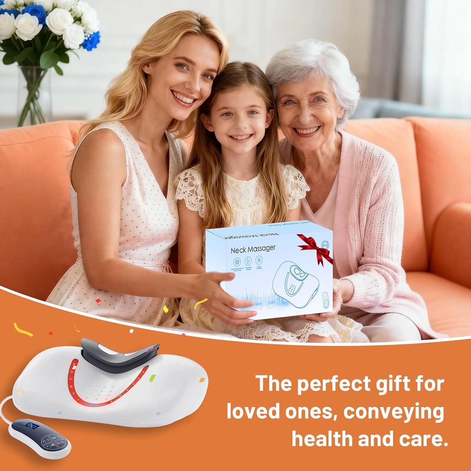 Neck Massager With 9 Intensity Levels And 3 Modes A Neck Massager Designed To Relieve Neck Fatigue Suitable For People With Shoulder And Neck Problems