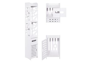 Smalle Badkamerkast met 5 Planken (120cm) - 43% Korting