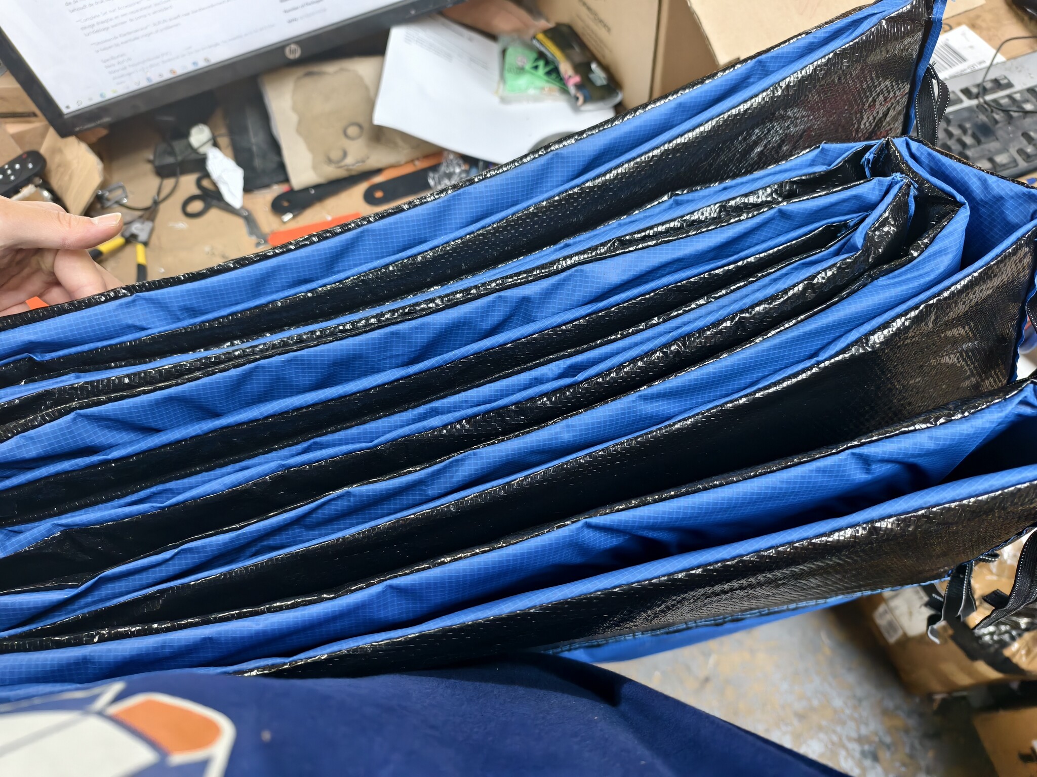 Trampoline Randbeschermer Blauw - 305 cm - 53% Korting
