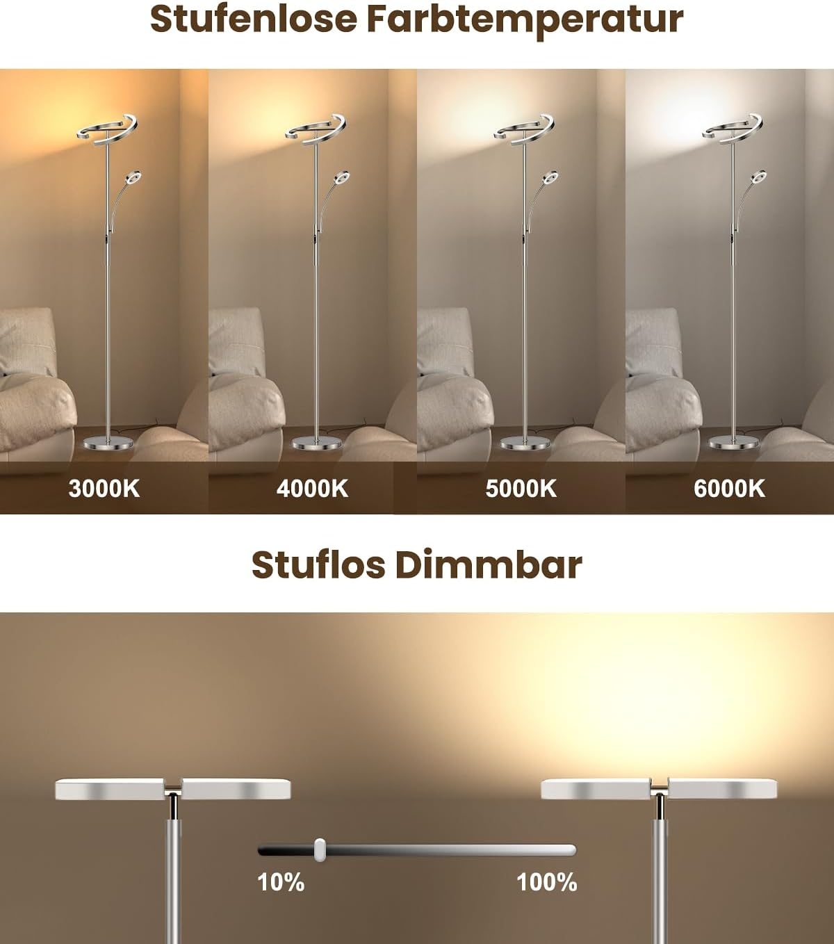 ANTENLICHT KAKA Vloerlamp - 34% Korting