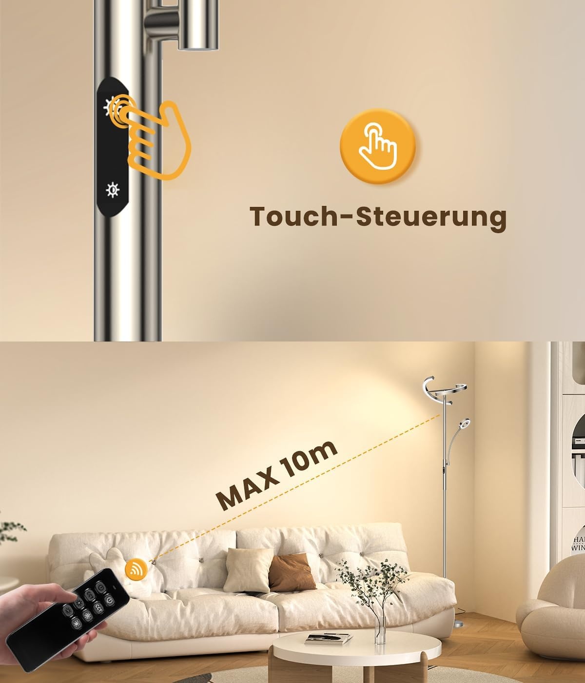 ANTENLICHT KAKA Vloerlamp - 34% Korting