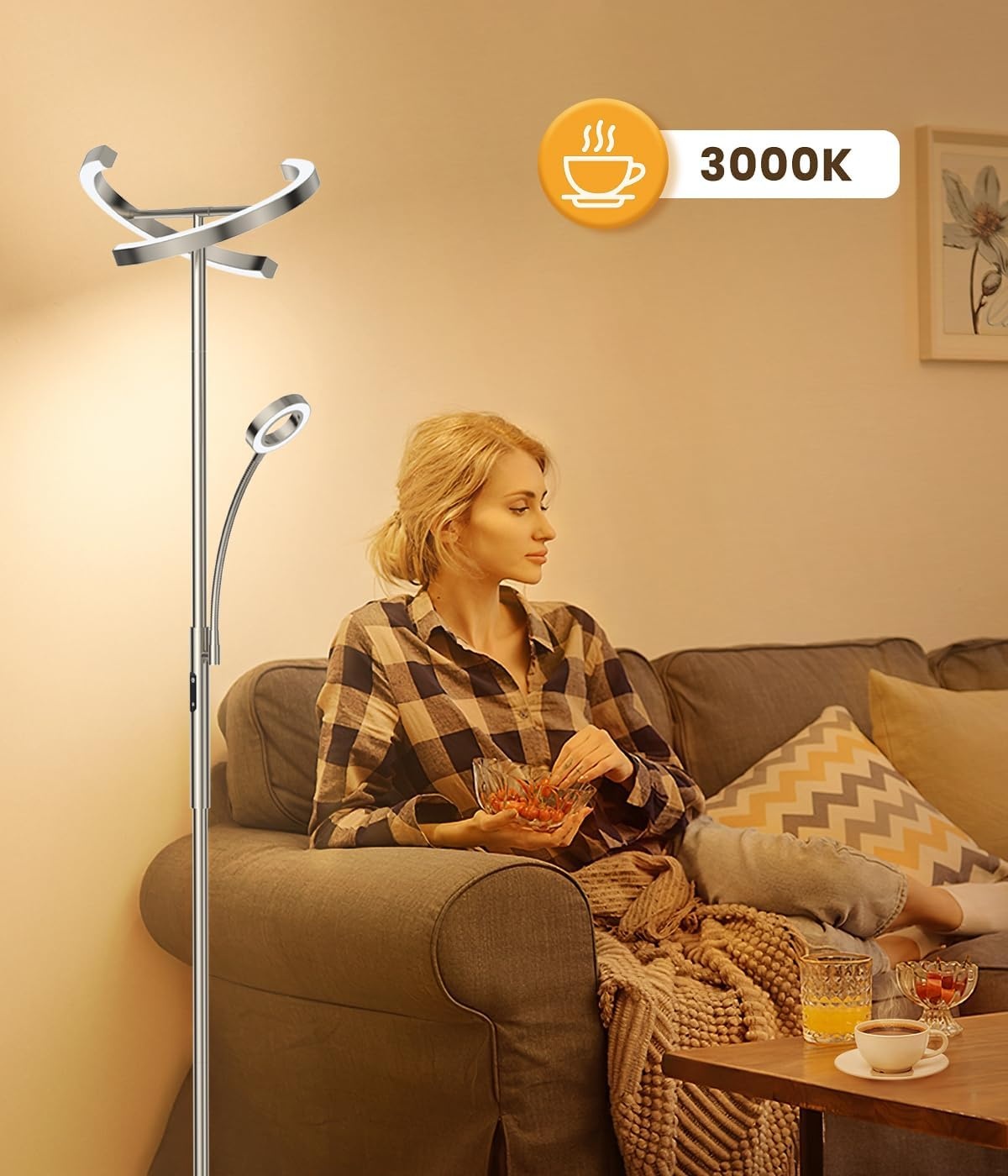 ANTENLICHT KAKA Vloerlamp - 34% Korting