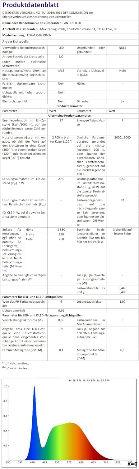 ANTENLICHT KAKA Vloerlamp - 34% Korting