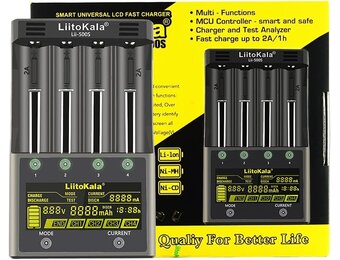 Acculader LiitoKala Lii-500S met LCD Touch, 34% Korting!