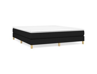 Zwart Stoffen Bedframe 160x200 cm - 34% Korting