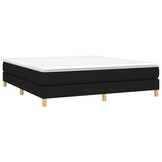 Zwart Stoffen Bedframe 160x200 cm - 34% Korting