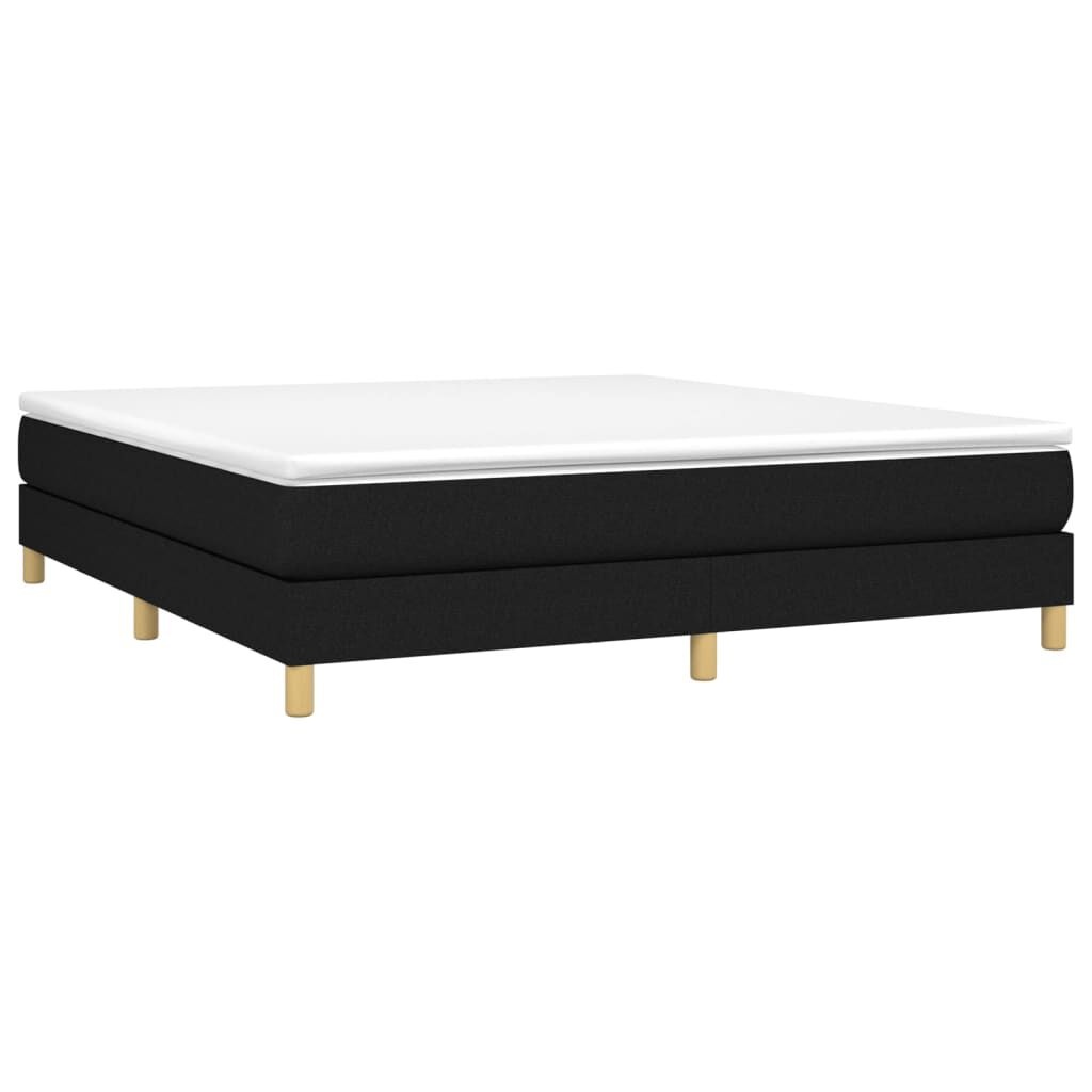 Zwart Stoffen Bedframe 160x200 cm - 34% Korting