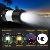 LED Campinglamp met 8 Lichtmodi | USB Oplaadbaar | 55% Korting