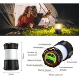 LED Campinglamp met 8 Lichtmodi | USB Oplaadbaar | 55% Korting