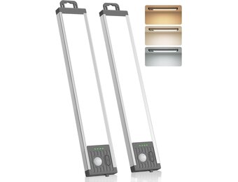 GOODEA Draadloze Kastlampen (2 st.) met Bewegingssensor - 27% Korting