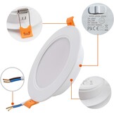 LED Inbouwspots Badkamer 9W IP54 Wit | Set van 6 | 55% Korting
