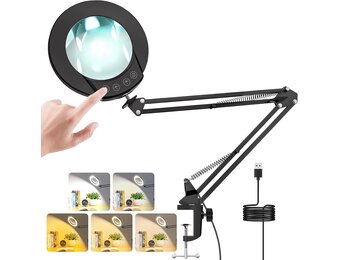 Cadrim LED Vergrootglas met Standaard - 10x Vergroting (33% Korting)