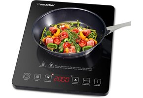 Draagbare Inductiekookplaat Zwart 2000W | 46% Korting