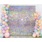 Paillettenwand Zilver Regenboog 24 Stuks 2.16m² - 58% Korting