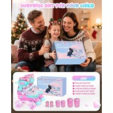 Verstelbare Kinderskeelers Roze (XS, EU 23-26) met Lichtgevende Wielen - 34% Korting!